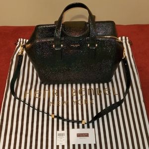 Henri Bendel Houston Satchel Petrol